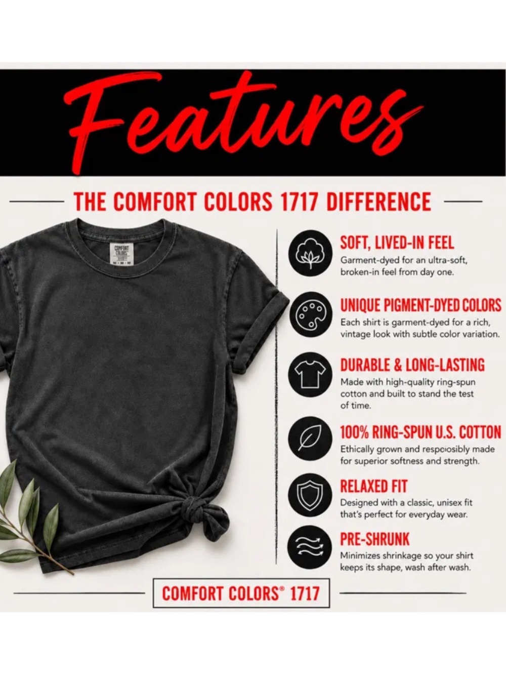 Comfort Colors Pepper Medieval Graphic Tee, Vintage Retro T-Shirt - Picture 5 of 6